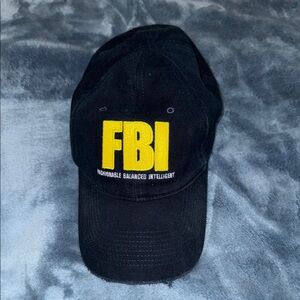 Balenciaga FBI Embroidered Cap